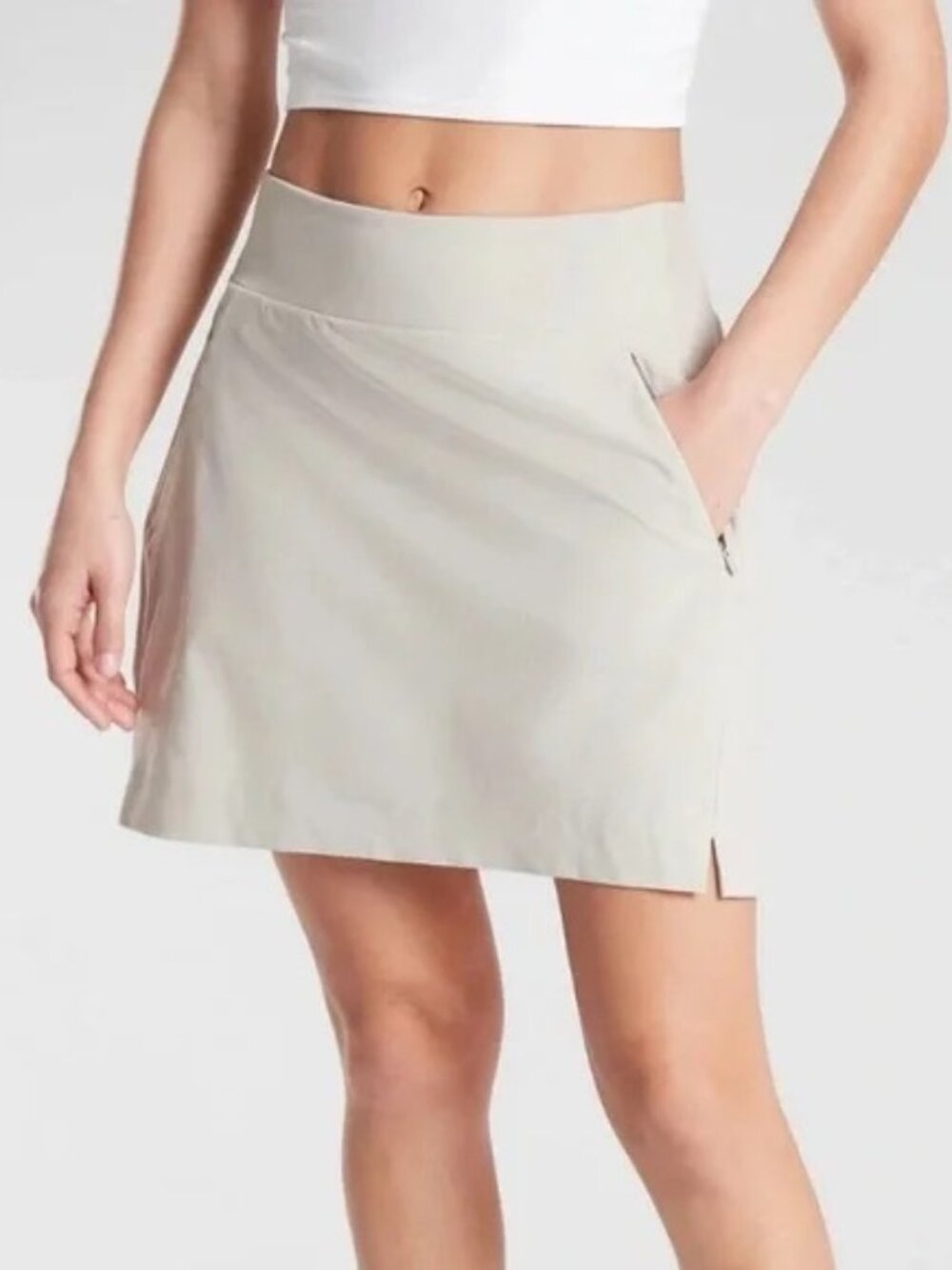 Athleta Soho Skort in Abalone Khaki, Size 10